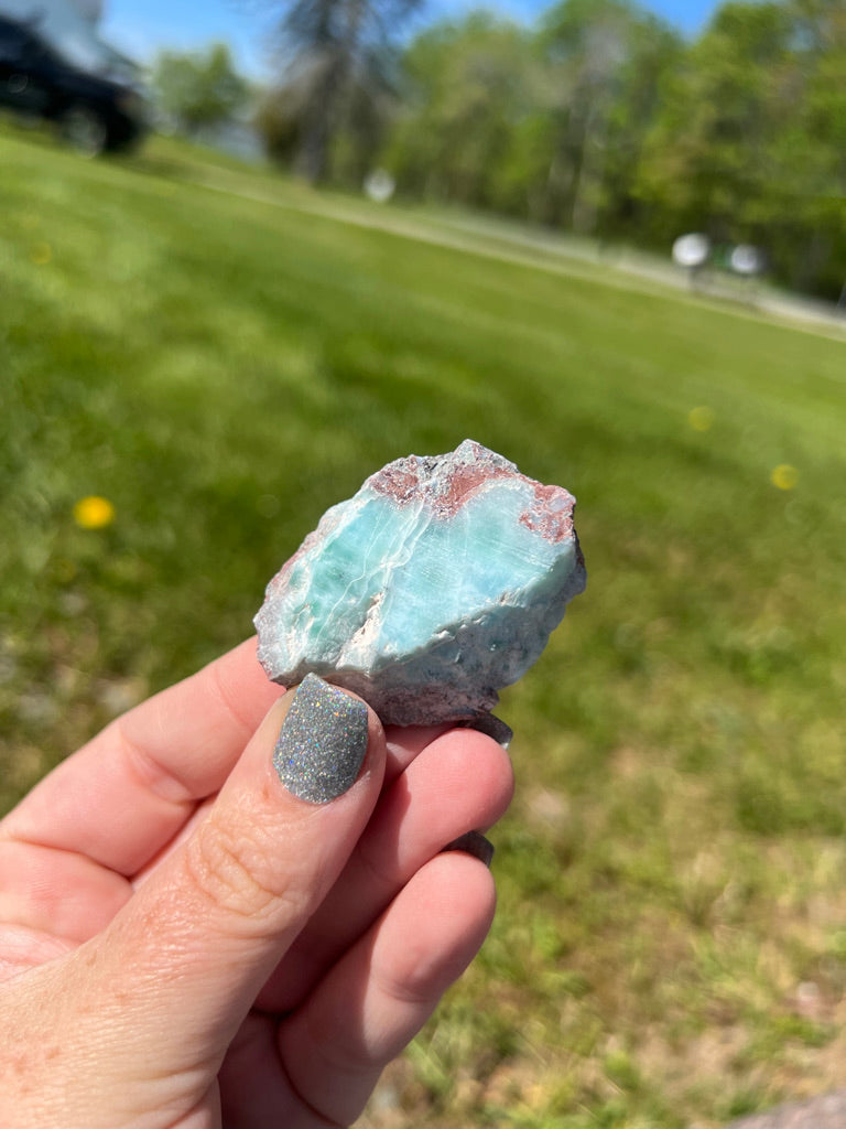 Raw Larimar Piece #12