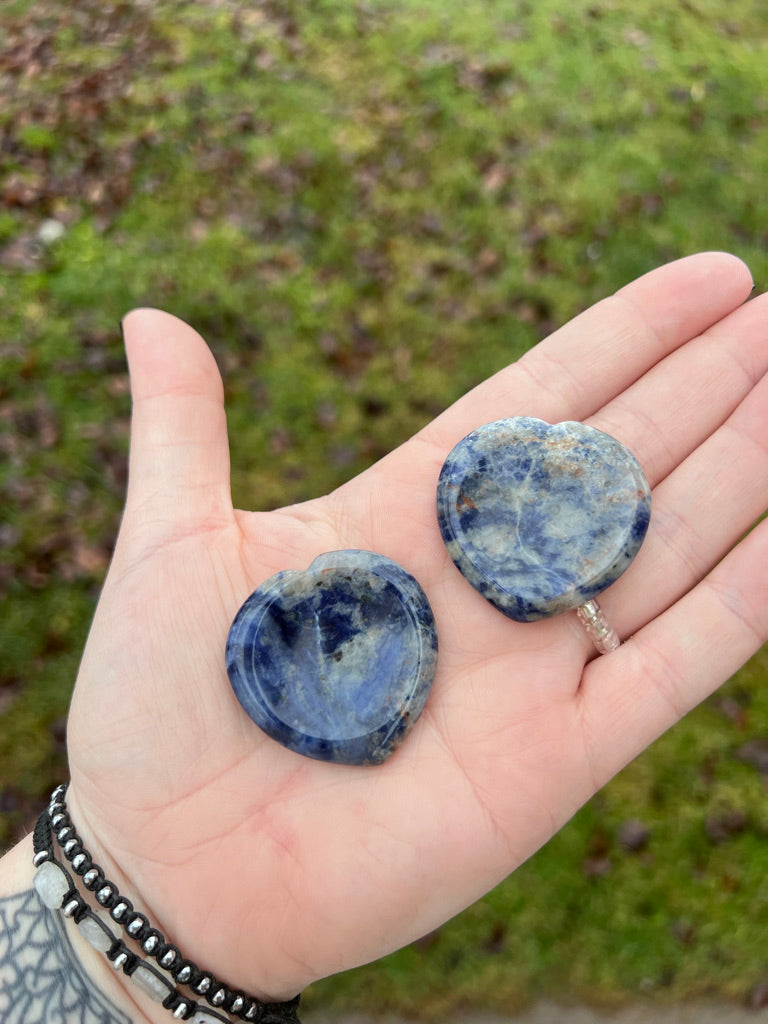 Sodalite Worry Stone (Heart Shape)