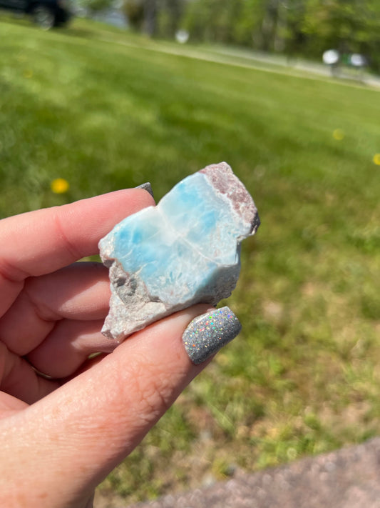 Raw Larimar Piece #10