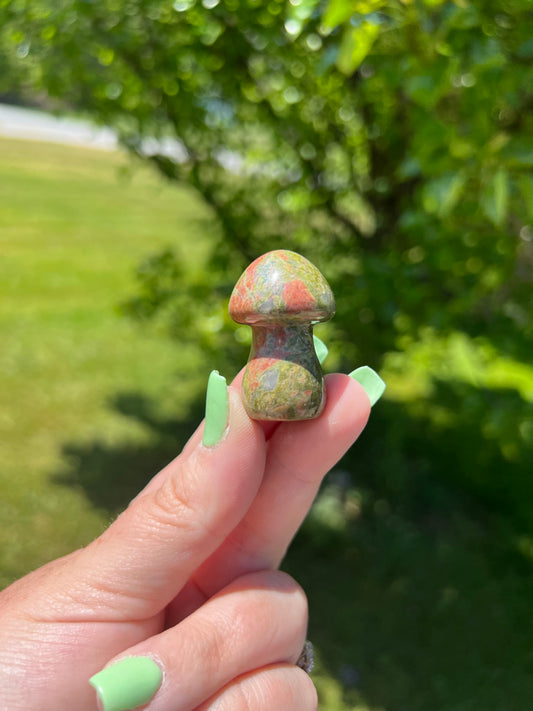 Unakite Mushroom #1