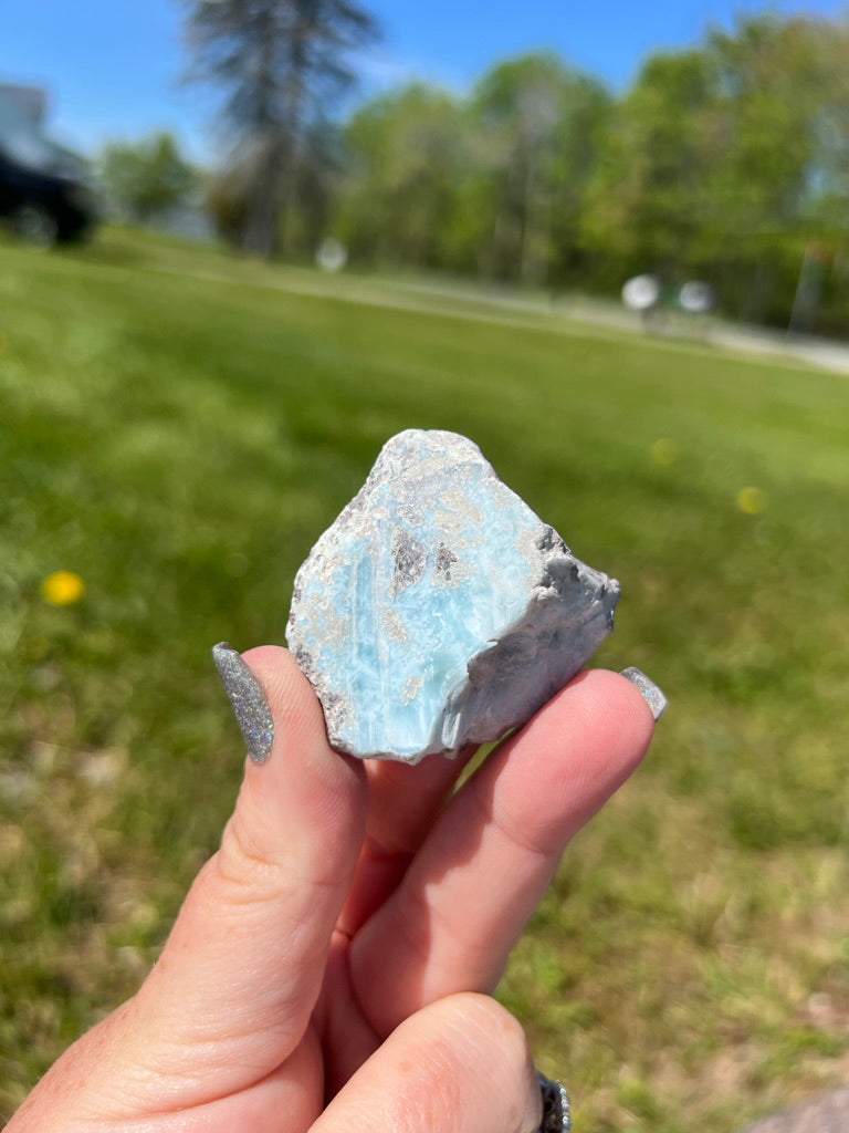 Raw Larimar Piece #15