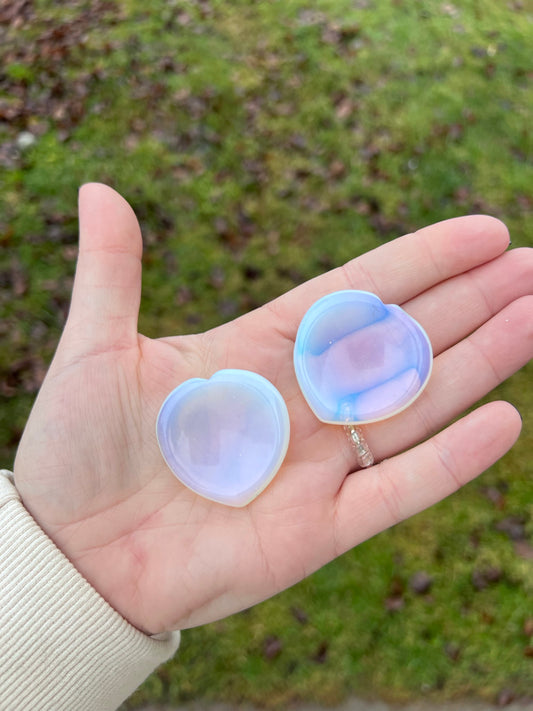 Opalite Worry Stone (Heart Shape)