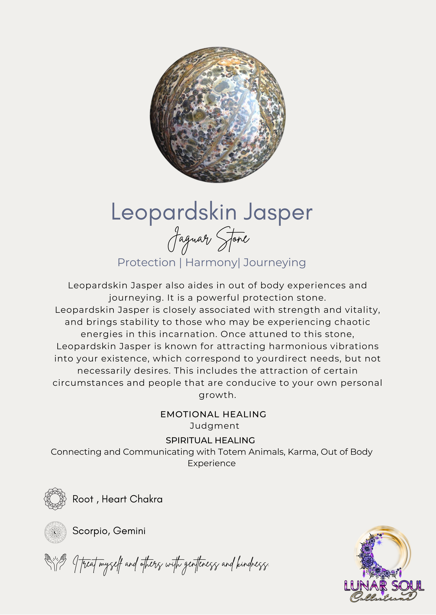 Leopard Skin Jasper Tower #1