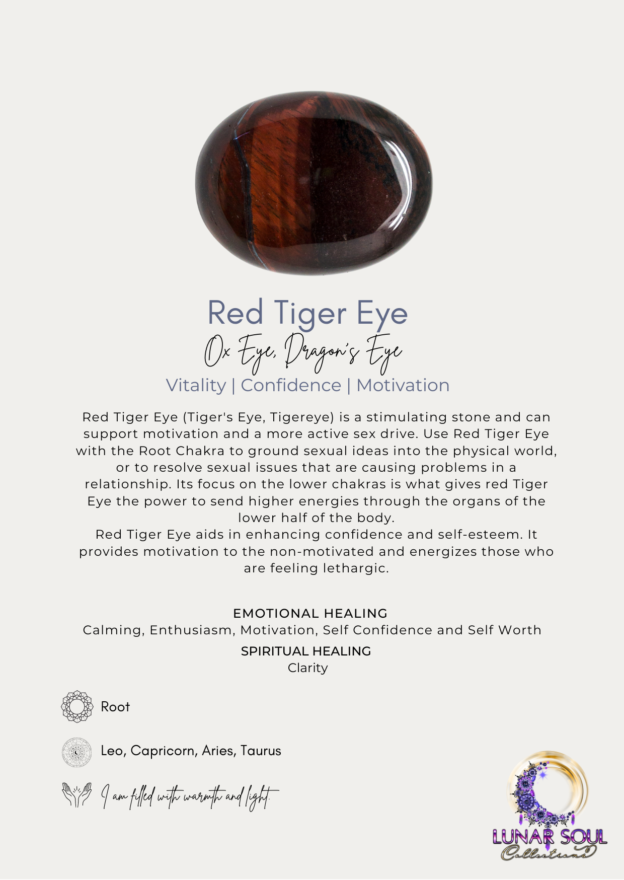 Red & Golden Tiger's Eye Bracelet 6mm