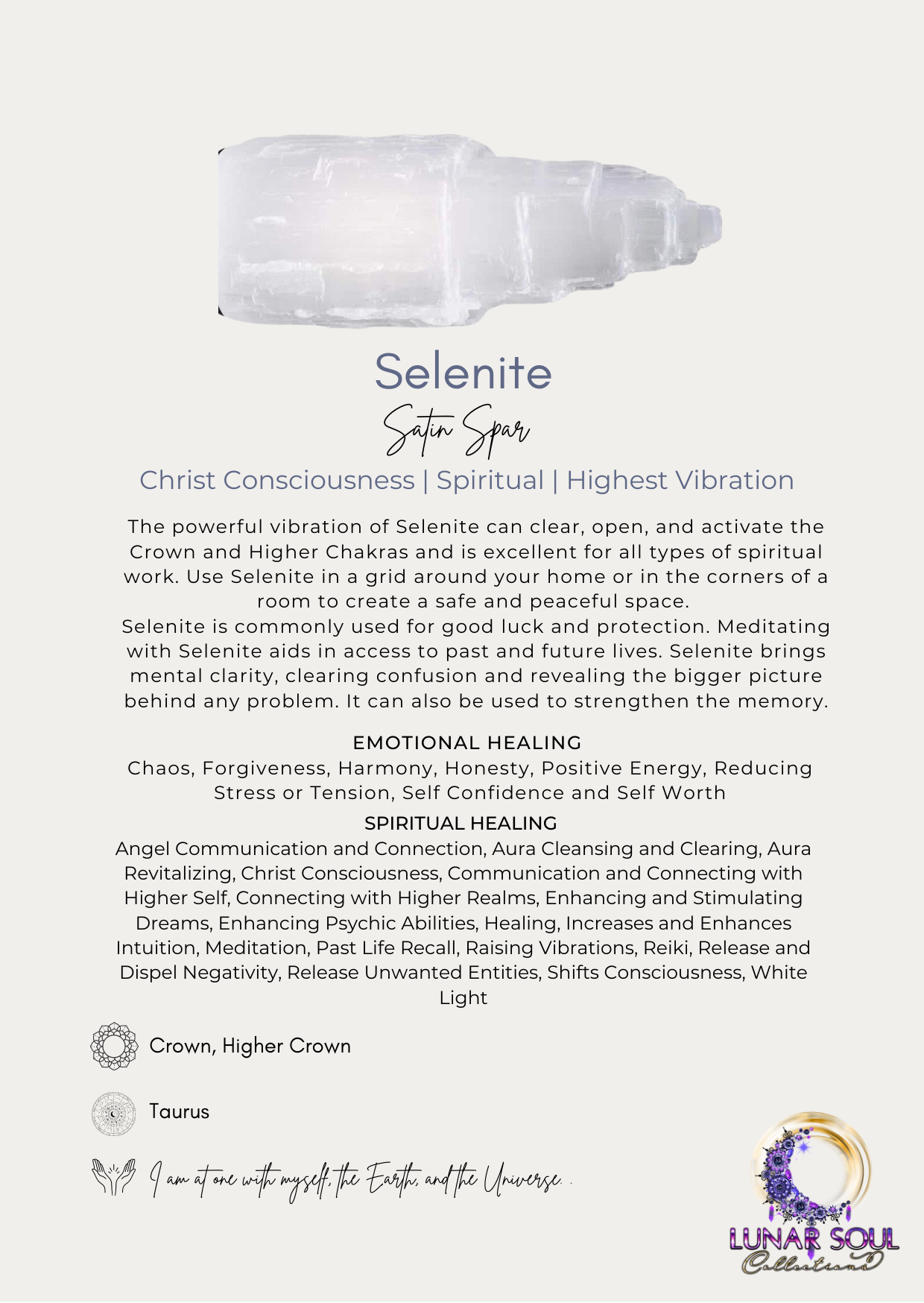 Selenite Tower #1